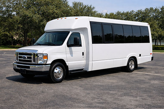 18-passenger minibus available for charter in San Francisco, CA