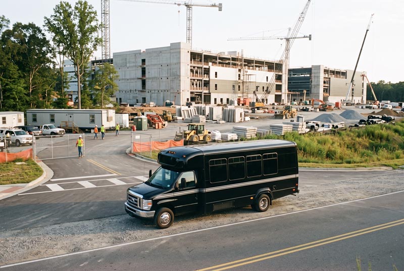 Construction Site Shuttle Bus Services in San Francisco, CA